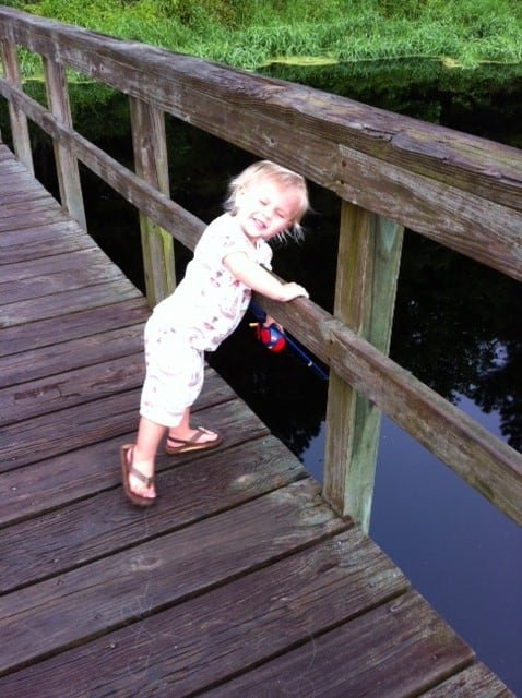 Child on Bridge
