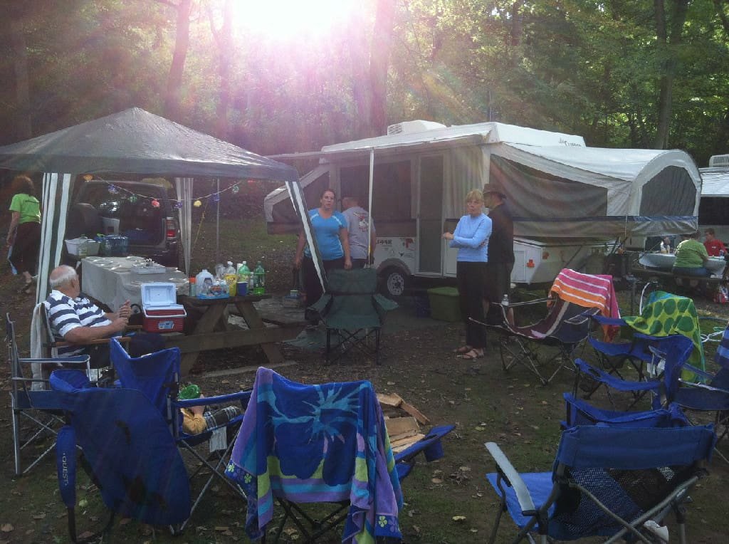 Group of Campers outside Clipper Motorhome Rental